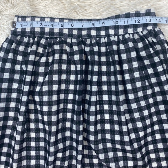 Urban Outfitters Silence + Noise Gingham Skirt Size 4 - Picture 4 of 7